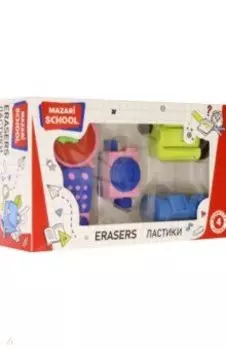 Набор ластиков Transport, в ассортименте