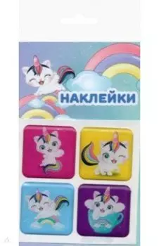 Набор леденцовых наклеек Котята, смола