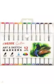 Набор маркеров для скетчинга Emotion, 12 цветов