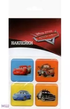Набор наклеек Тачки, смола