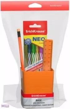 Набор настольный Base Neon Solid, оранжевый