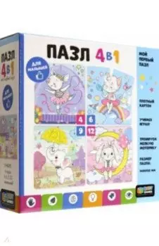 Набор пазлов 4в1. Полетаем?