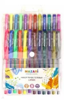 Набор ручек гелевых "LIPARI", 24 цвета (М-5510-24)