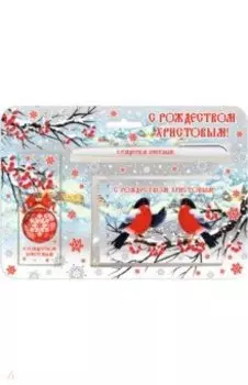 Набор с блокнотом Снегири