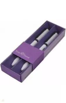 Набор шариковых автоматических ручек ArtClick. Девушка с косичкой, синие, 2 штуки