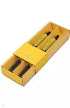 Набор шариковых автоматических ручек HappyClick. Fresh & fruity. Ананас, 0.5 мм., синий, 2 штуки