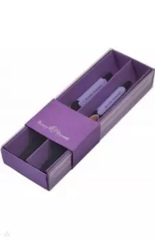 Набор шариковых автоматических ручек HappyClick. Fresh & fruity. Инжир, синие, 2 штуки