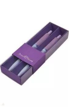 Набор шариковых автоматических ручек HappyClick. Ягодные тортики. Ежевика,0.5 мм., синий, 2 штуки