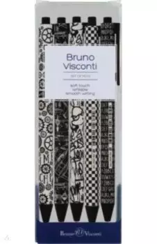 Набор шариковых ручек ArtClick. Mix One, 0,5 мм., синий, 5 штук