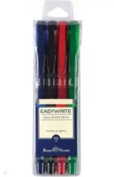 Набор шариковых ручек EasyWrite, 4 штуки