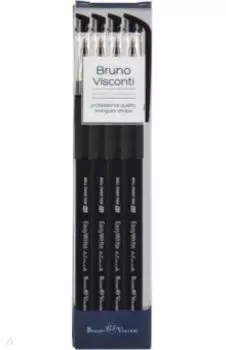 Набор шариковых ручек EasyWrite. Black, черных, 4 штуки