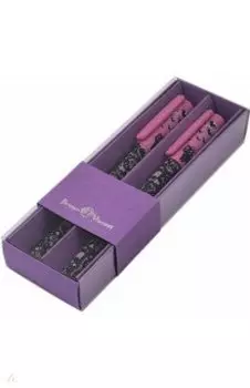 Набор шариковых ручек FunWrite. Розовые котята контурные, синие, 2 штуки