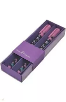 Набор шариковых ручек HappyWrite. Единорожки микс, 0.5 мм., синий, 2 штуки