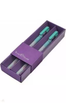 Набор шариковых ручек MagicWrite. Сладкое настроение. Сердечки, синие, 2 штуки