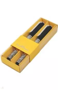 Набор шариковых ручек на масляной основе PrimeWrite. Газета-4, синие, 2 штуки