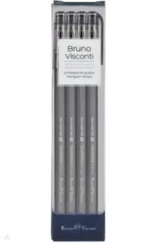 Набор шариковых ручек SlimWrite. Ice, синих, 4 штуки