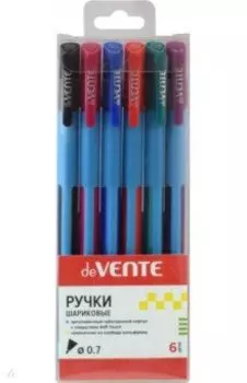 Набор шариковых ручек Trio Soft, 6 цветов
