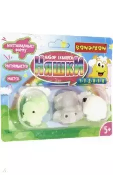 Набор сквишей "Чудики. Единорог, слон, панда" (В3513)