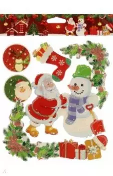 Набор стикеров Прогулка со снеговиком