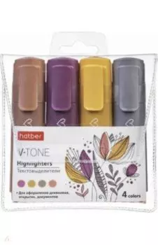 Набор текстовыделителей METALLIC, 4 штуки