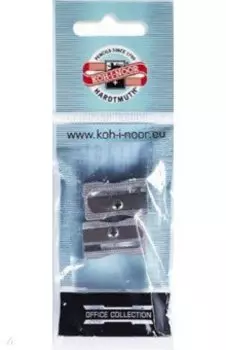 Набор точилок металлических одинарных, 2 штуки