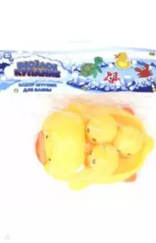 Набор уточек для купания 4 штуки (PT-01514)