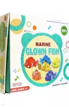 Набор заводных игрушек Рыбки, 12 штук