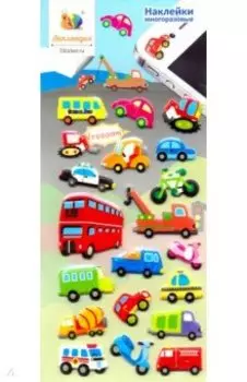 Набор зефирных наклеек "Транспорт"