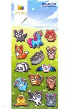 Набор зефирных наклеек "Животные"