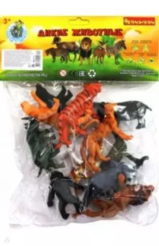 Набор животных "Дикие животные" 12 штук (ВВ1611)