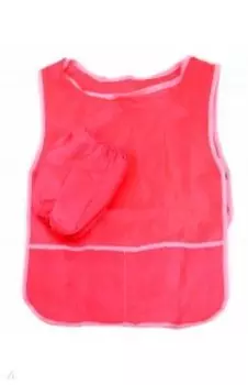 Накидка с нарукавниками розовая (НП-2103)