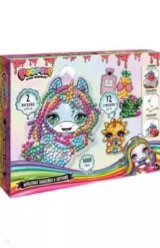 Наклейки алмазные и витражи Poopsie Slime