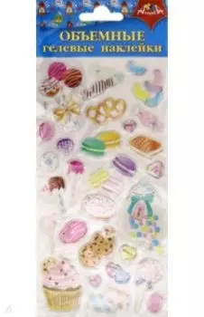 Наклейки гелевые Вкусняшки (С3536-07)