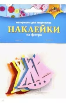 Наклейки из фетра Кораблик