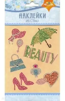 Наклейки из страз "Beauty" (С3284-09)