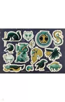 Наклейки Скандинавия с золотом