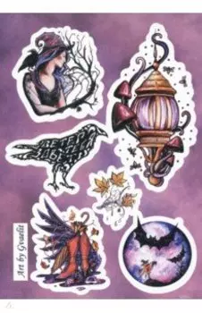 Наклейки Ведьмин Хэллоуин