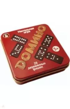 Настольная деревянная игра Домино, 28 фишек