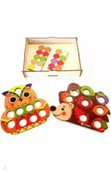 Настольная игра-мозаика Совушка и Ёжик