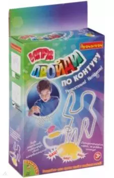 Настольная игра Пройди по контуру! Контур в форме человечка