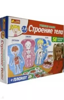 Настольная игра Строение тела. Учебные пазлы