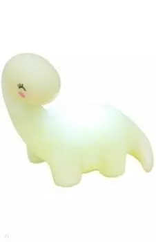 Ночник. Динозаврик, жёлтый