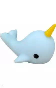Ночник. Кит, голубой