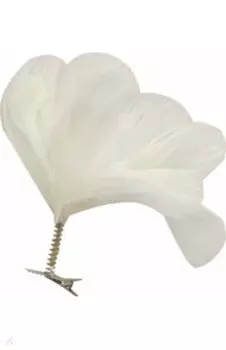 Новогоднее украшение Белый цветок