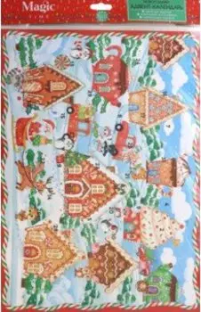 Новогодний плакат Праздник с окошками-сюрпризами