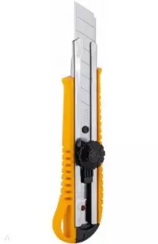 Нож канцелярский Deli, лезвие 18 мм, цвет в ассортименте