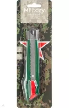 Нож канцелярский Military, 18 мм.