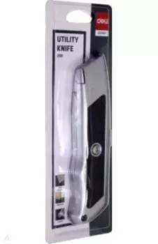 Нож канцелярский серебряный Expert (E2101)