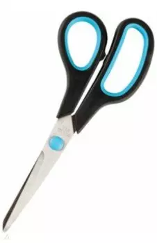 Ножницы, черные, 19 см.