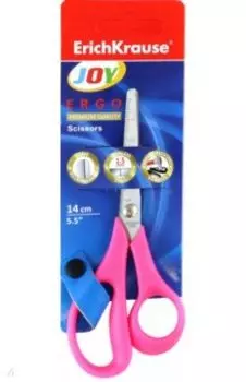 Ножницы школьные, для левшей, длина 140 мм, металлические, в ассортименте